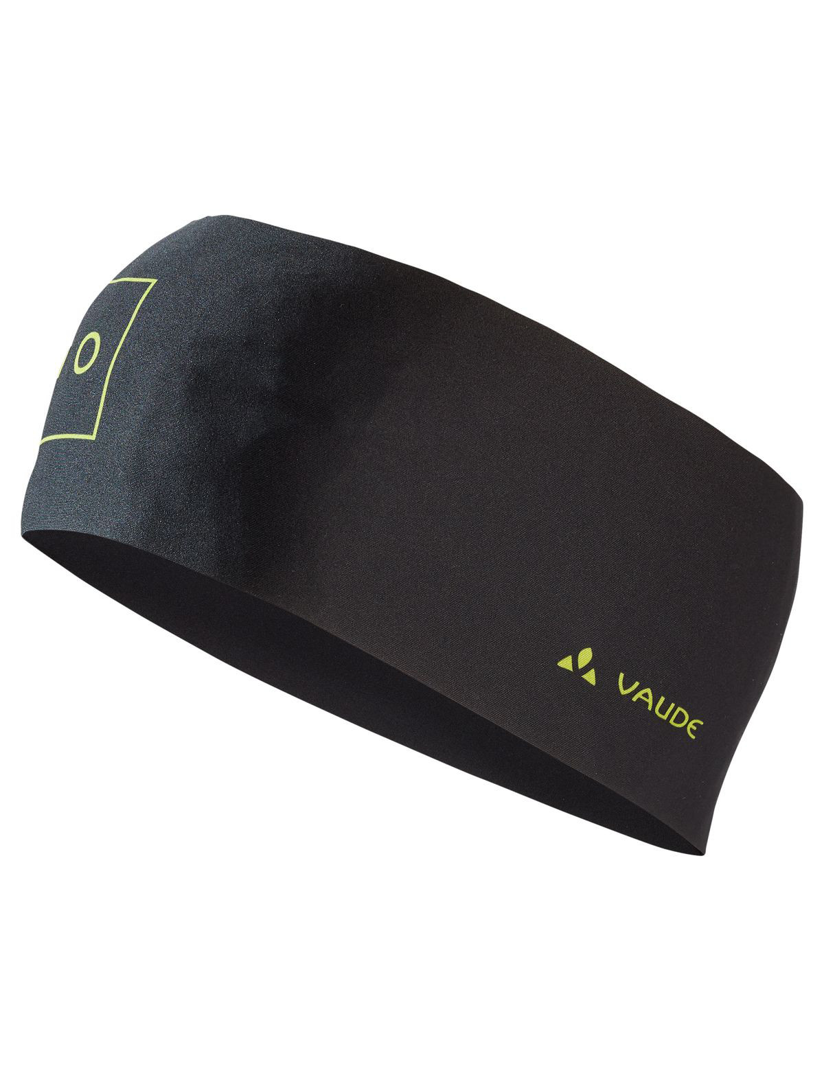 Vaude Logo Stirnband-schwarz Haarband für Sport